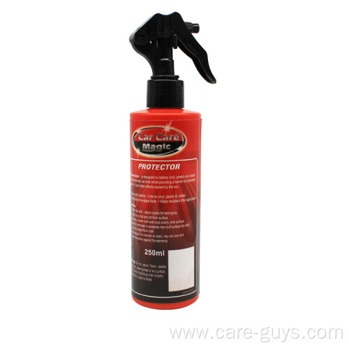 protector vinyl-plastic-rubber spray car cleaning products